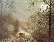 Atkinson Grimshaw Forge Valley,near Scarborough oil painting reproduction